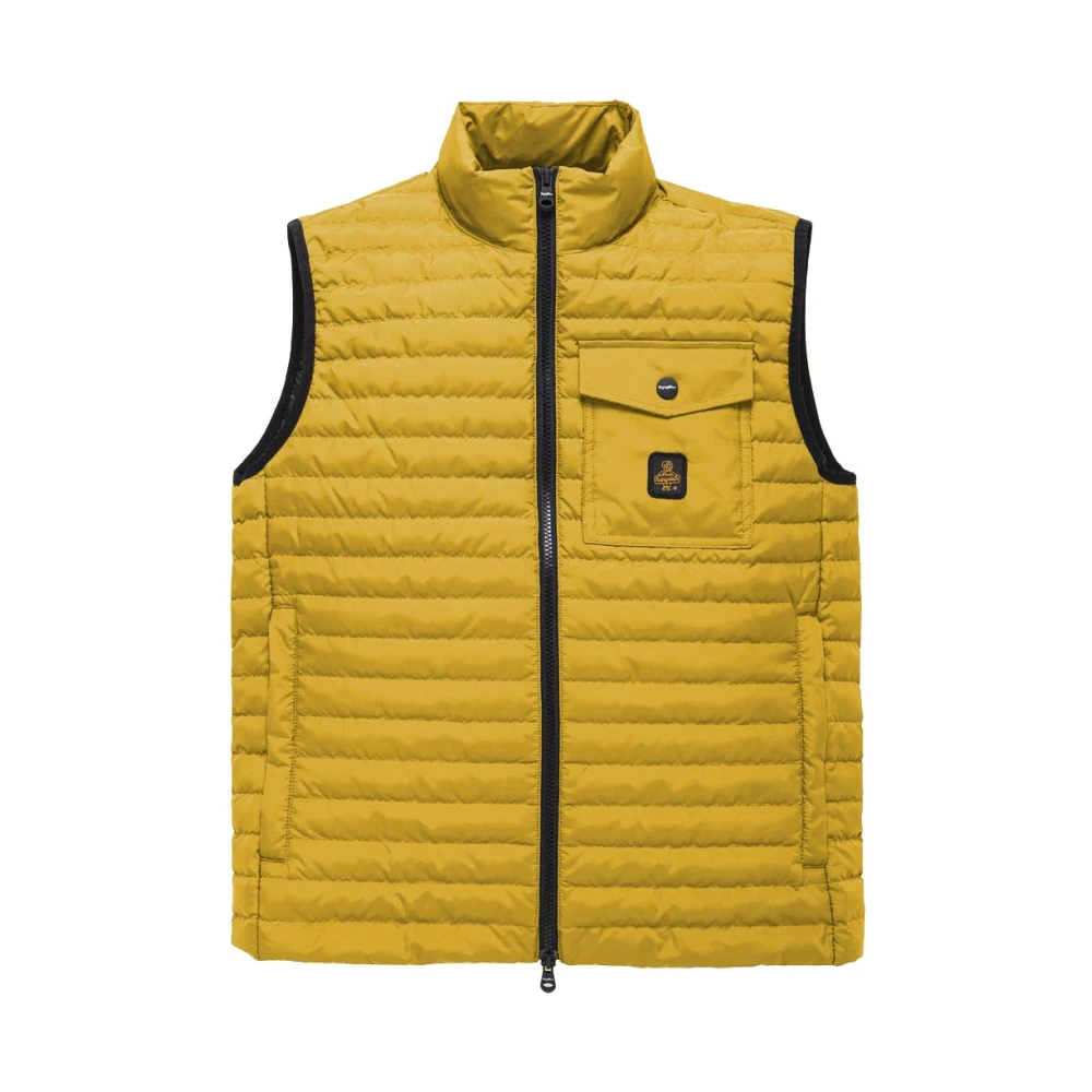 RefrigiWear Mouwloos jack voor heren veelzijdig en comfortabel Yellow Heren