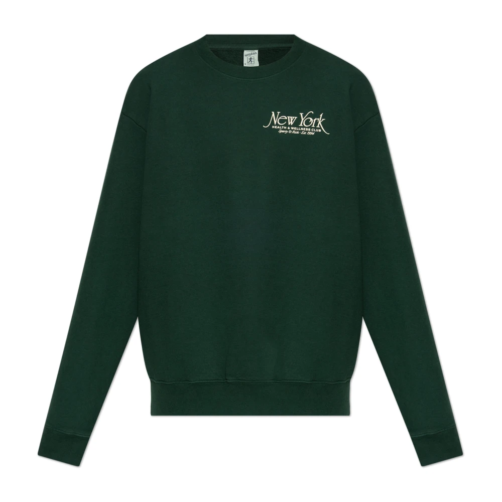 Sporty & Rich Sweatshirt uit de New York collectie Green Unisex