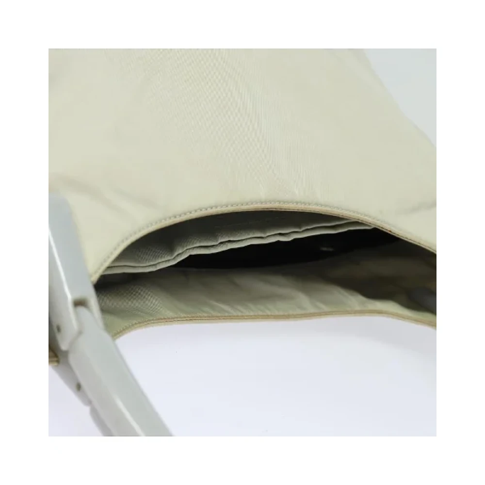 Prada Vintage Pre-owned Nylon prada-bags Beige Dames