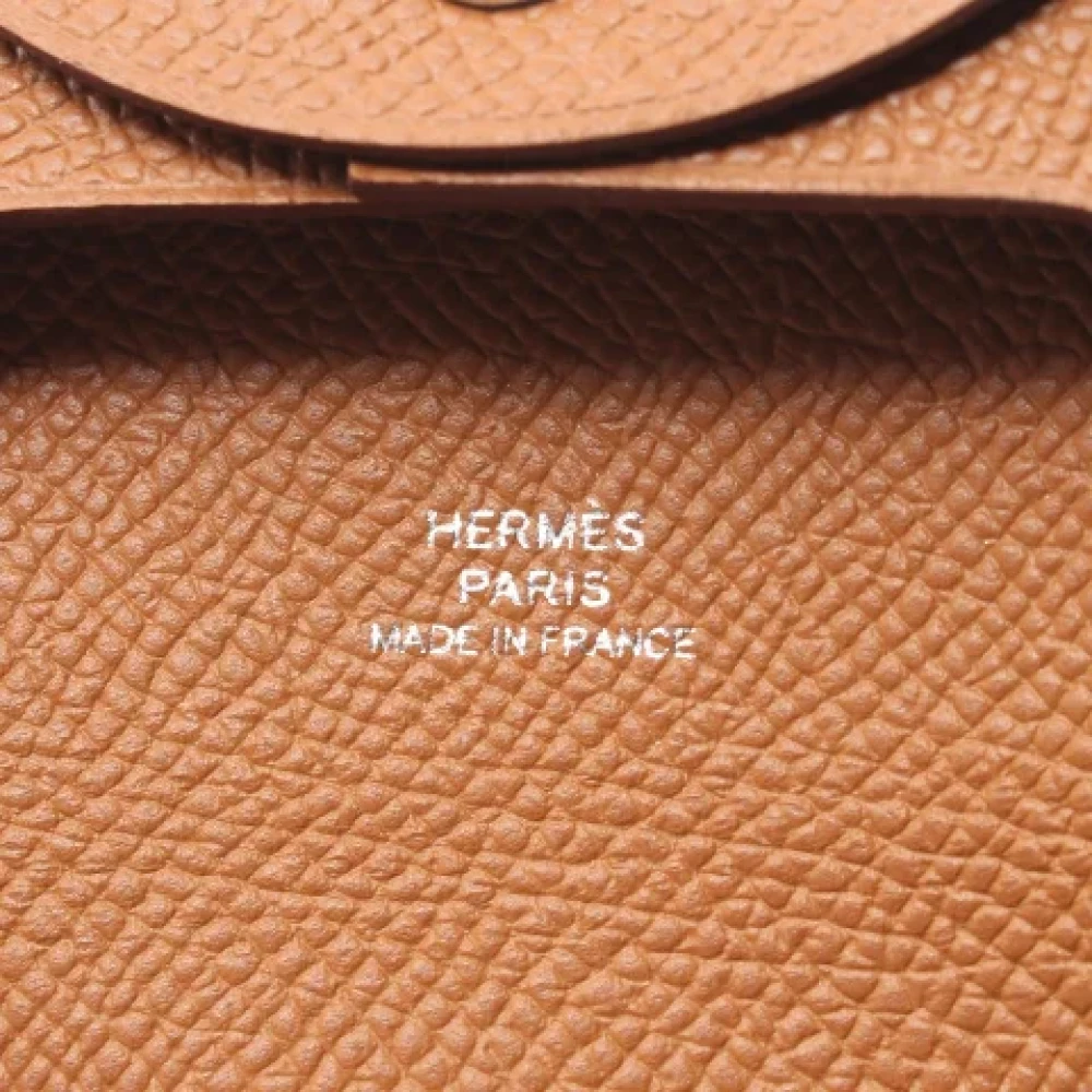 Hermès Vintage Pre-owned Leather wallets Brown Dames