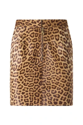 Mini Kjol med Leopardmönster