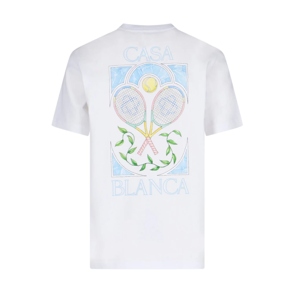 Casablanca Witte T-shirts en Polos White Heren