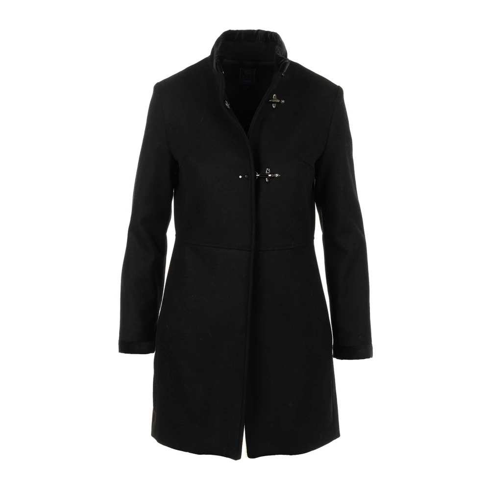 Fay Svart Kappa Cappotto Black, Flicka