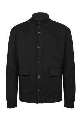 black-cardigan-sweater-elegant-style