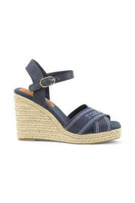 Espadrillosandaler med kilklack