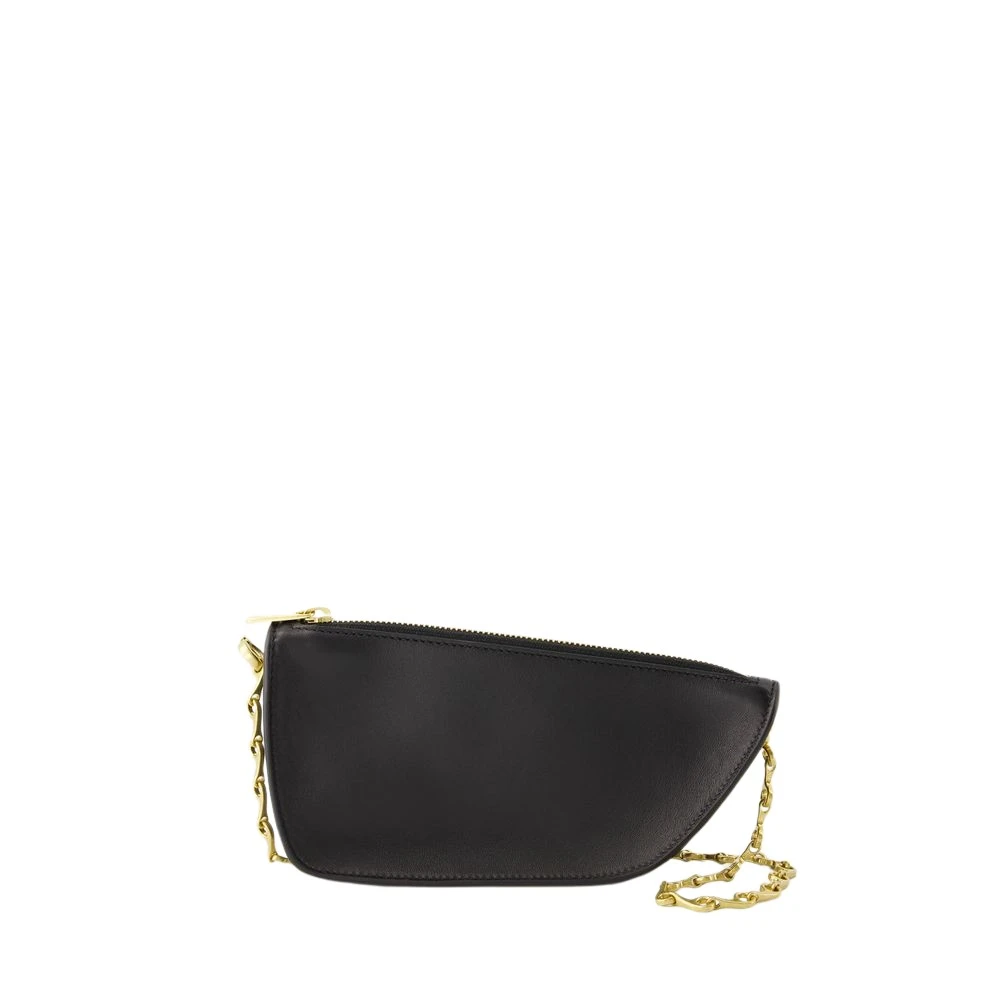 Burberry Women's Black Quilted Lambskin Cross Body Bag