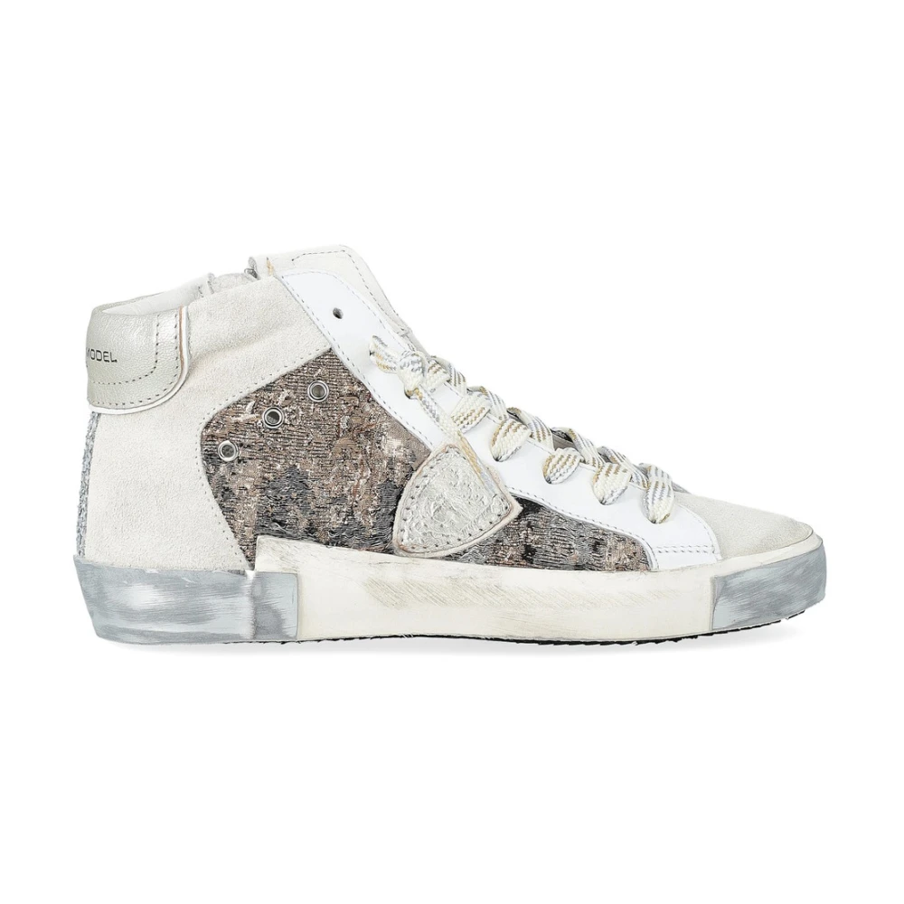 Philippe Model Hoge Top Sneakers voor Vrouwen Dames Schoenen Grijs