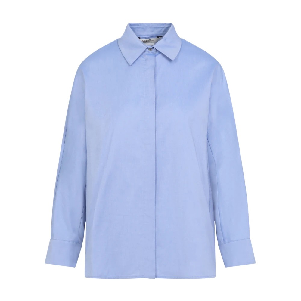 Max Mara Blauwe Shirt voor Vrouwen Blue Dames