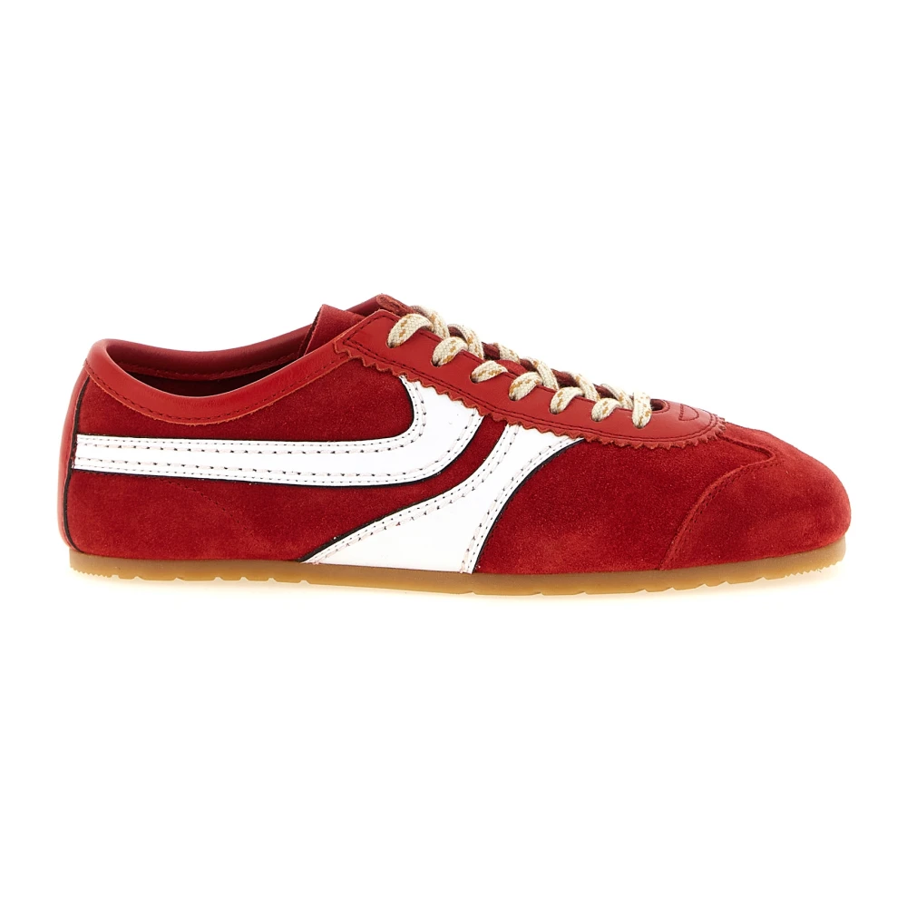 Dries Van Noten Women's Red Sneakers, 8 Uk, Trainers
