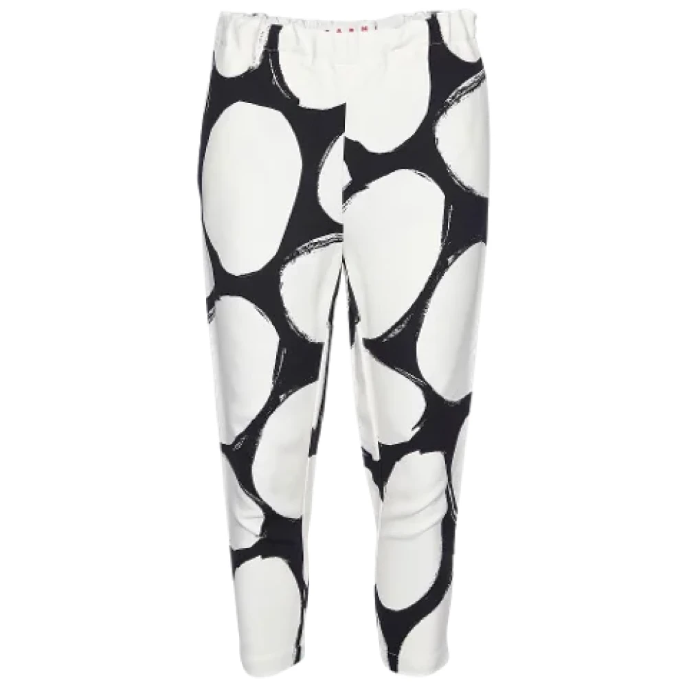 Marni Pre-owned Fabric bottoms Black Dames