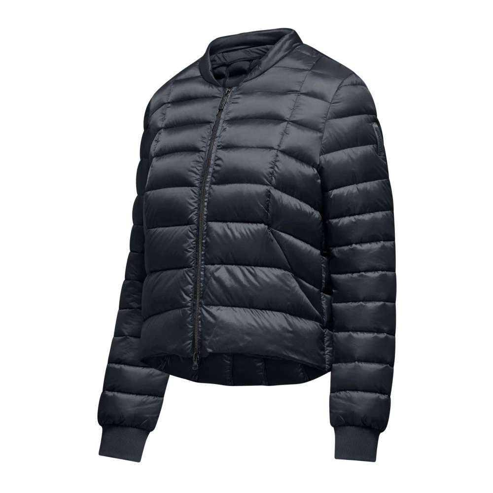BomBoogie Lichtgewicht nylon donsjack voor dames met echte donsvulling Blue Dames