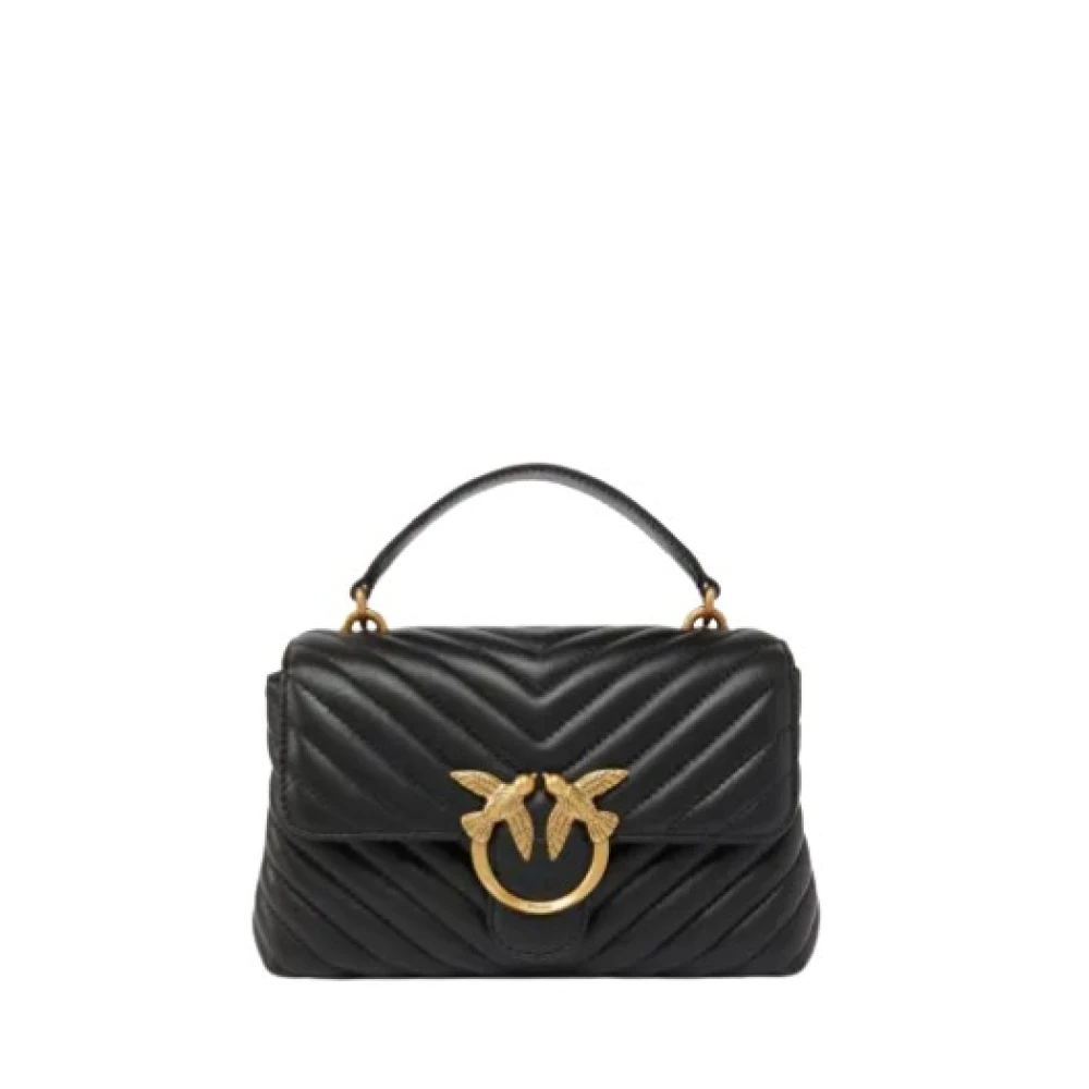 Pinko Stijlvolle Zwarte Tassen Black Dames