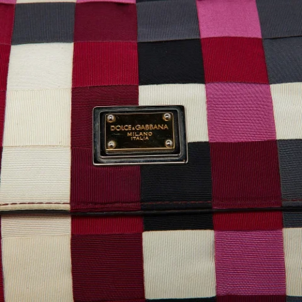 Dolce & Gabbana Pre-owned Canvas shoulder-bags Multicolor Dames