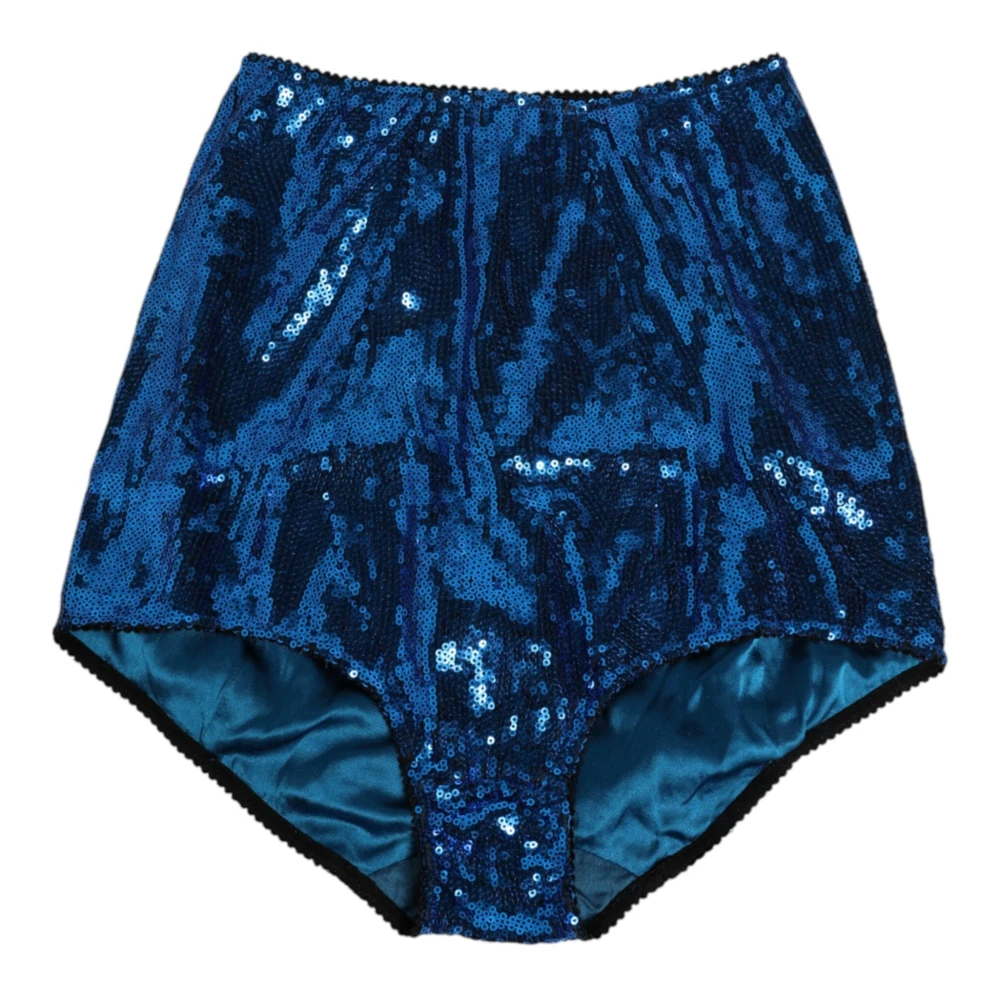 Dolce & Gabbana Femme Bleu Sous-Vêtements, Taille: 38 Fr Gaine Taille Haute E À Paillettes