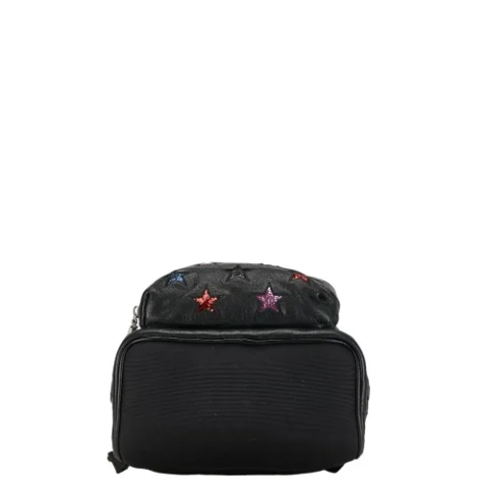 Yves Saint Laurent Vintage Pre-owned Fabric backpacks Black Dames