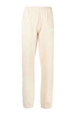 Logo Sweatpants Ljus Beige Joggers