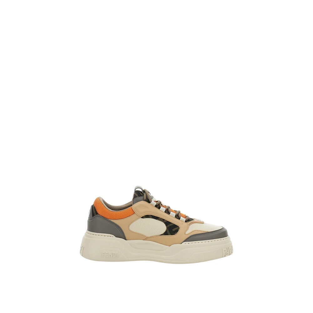 Fendi Men's Multicolor Sneakers, 9 Uk, Force Trainers