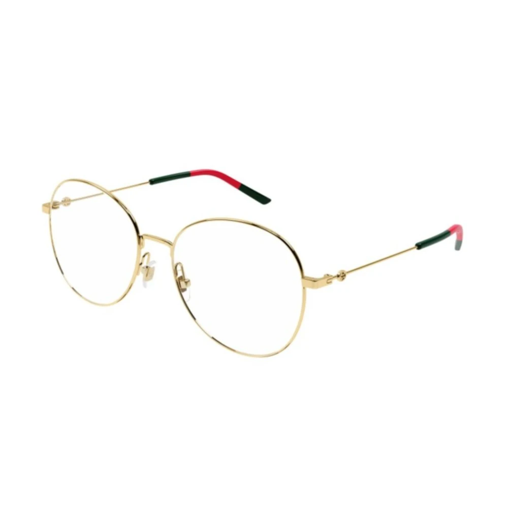 Gucci Unisex Yellow Glasses, 57 Mm, Round Optical Frame