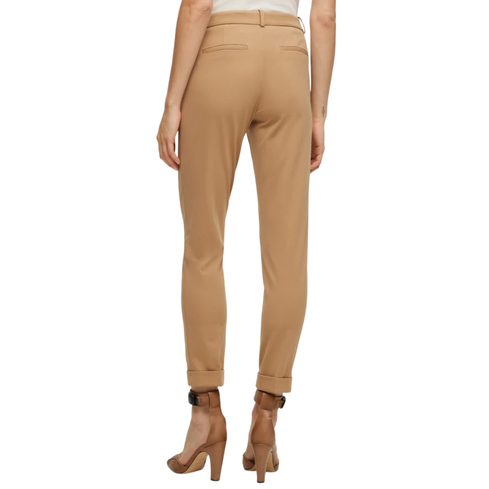 Boss Tobaluka9 Medium Broek Beige Dames