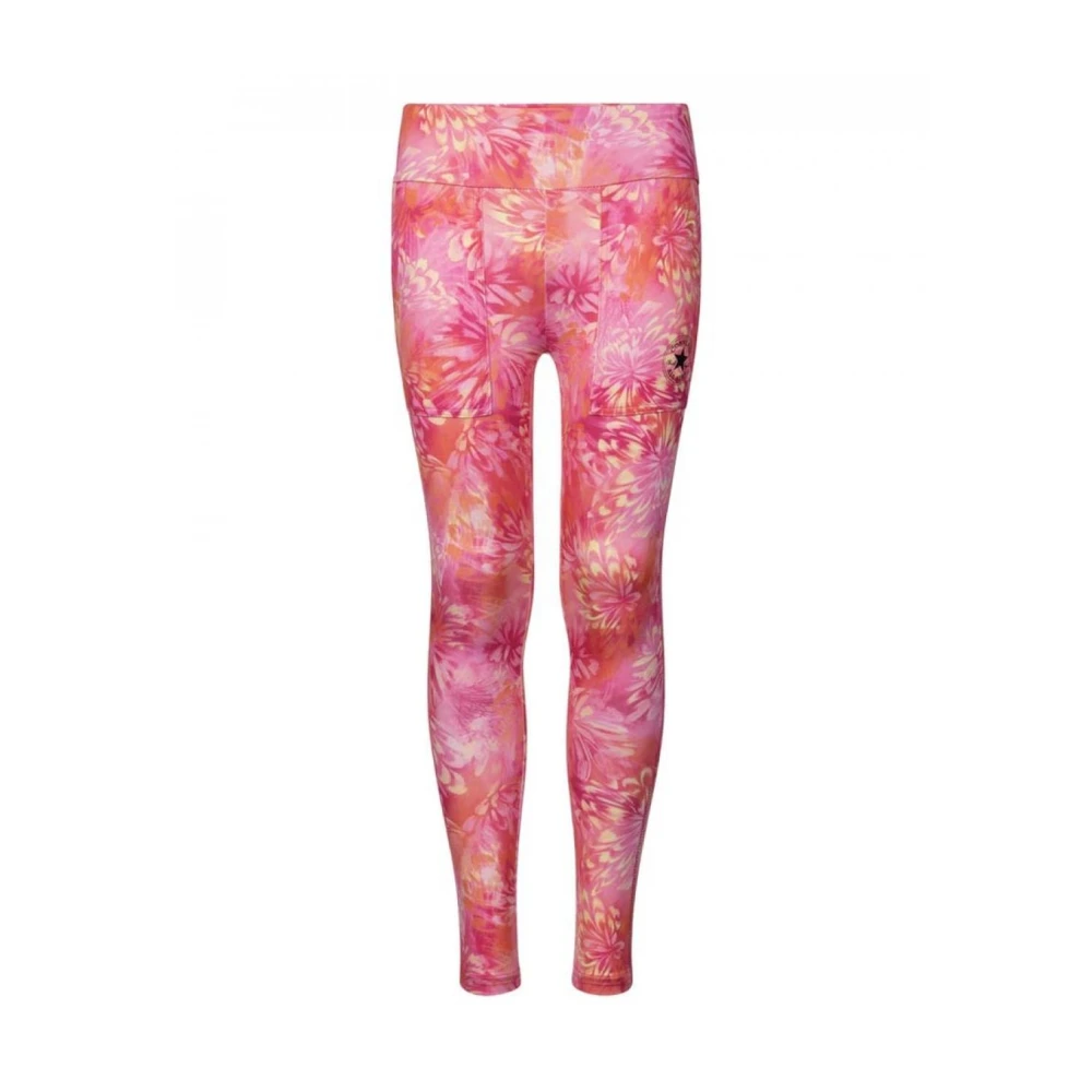 Converse Leggings met hoge taille en print met zakken Multicolor Dames