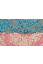 chaussettes-ultra-courtes-en-viscose-fuchsia-pour-femmes-avec-motif-brocart