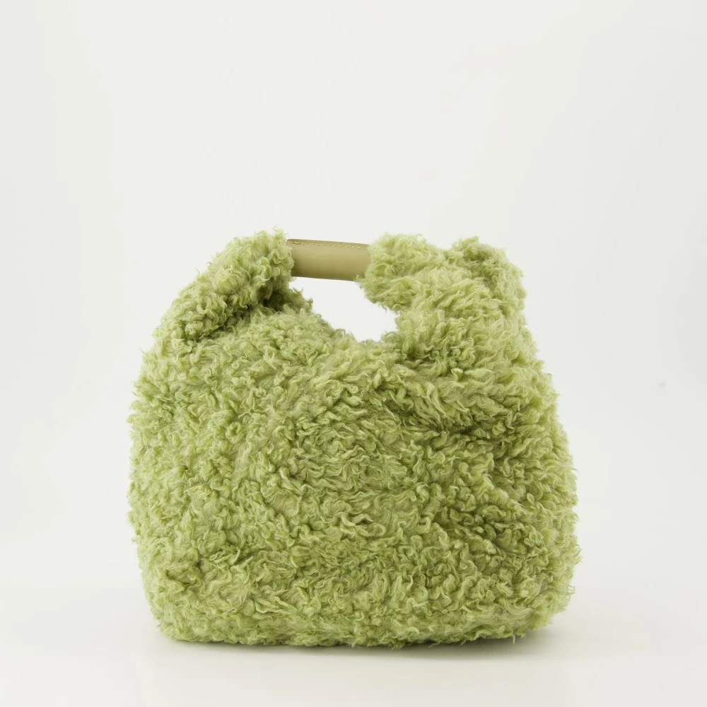 MM6 Maison Margiela Japanse Schoudertas Groen Wol Green Dames