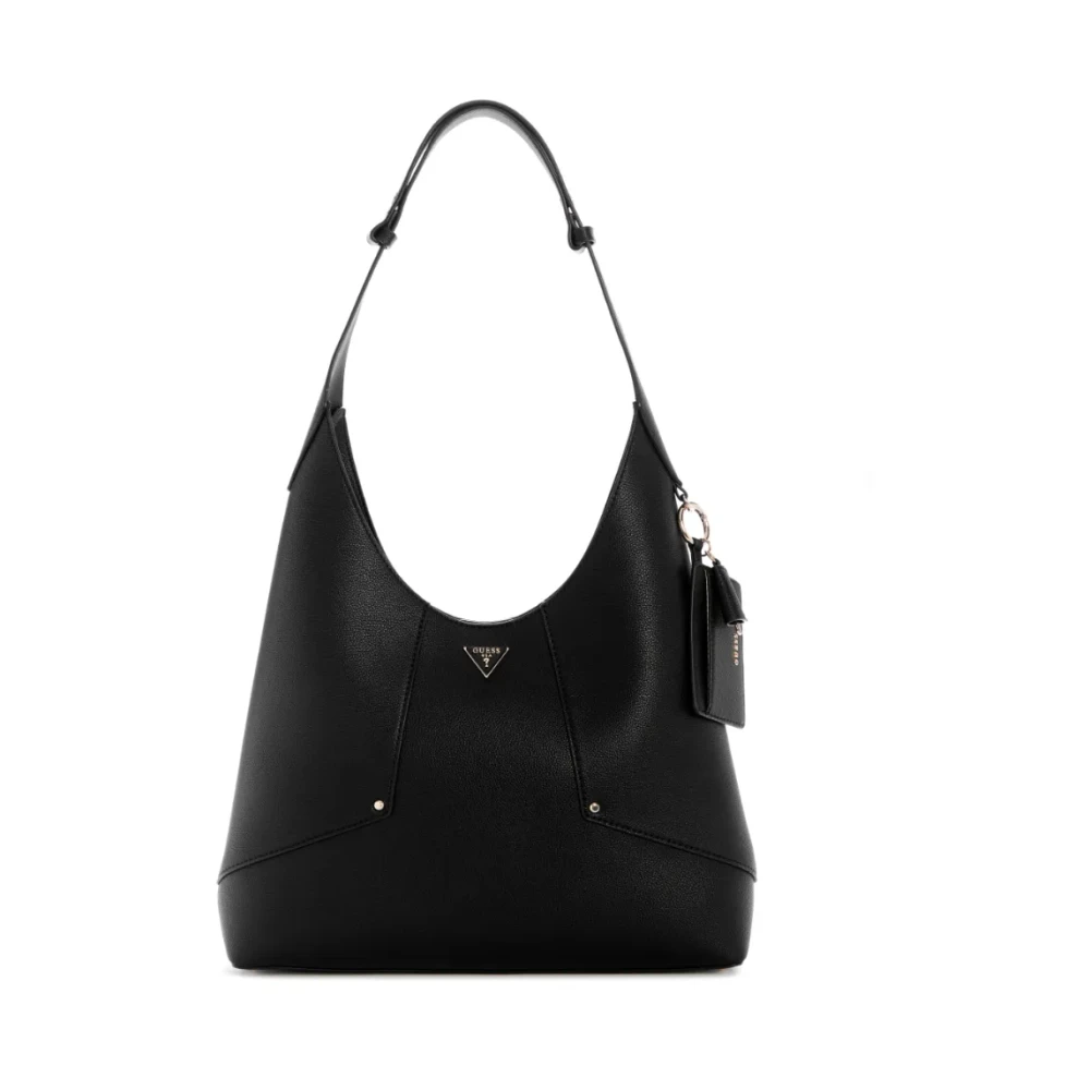Guess Donna Nero Darcy Hobo Shoulder Bag