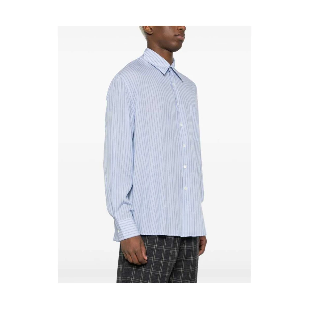 Our Legacy Casual Shirts Blue Heren