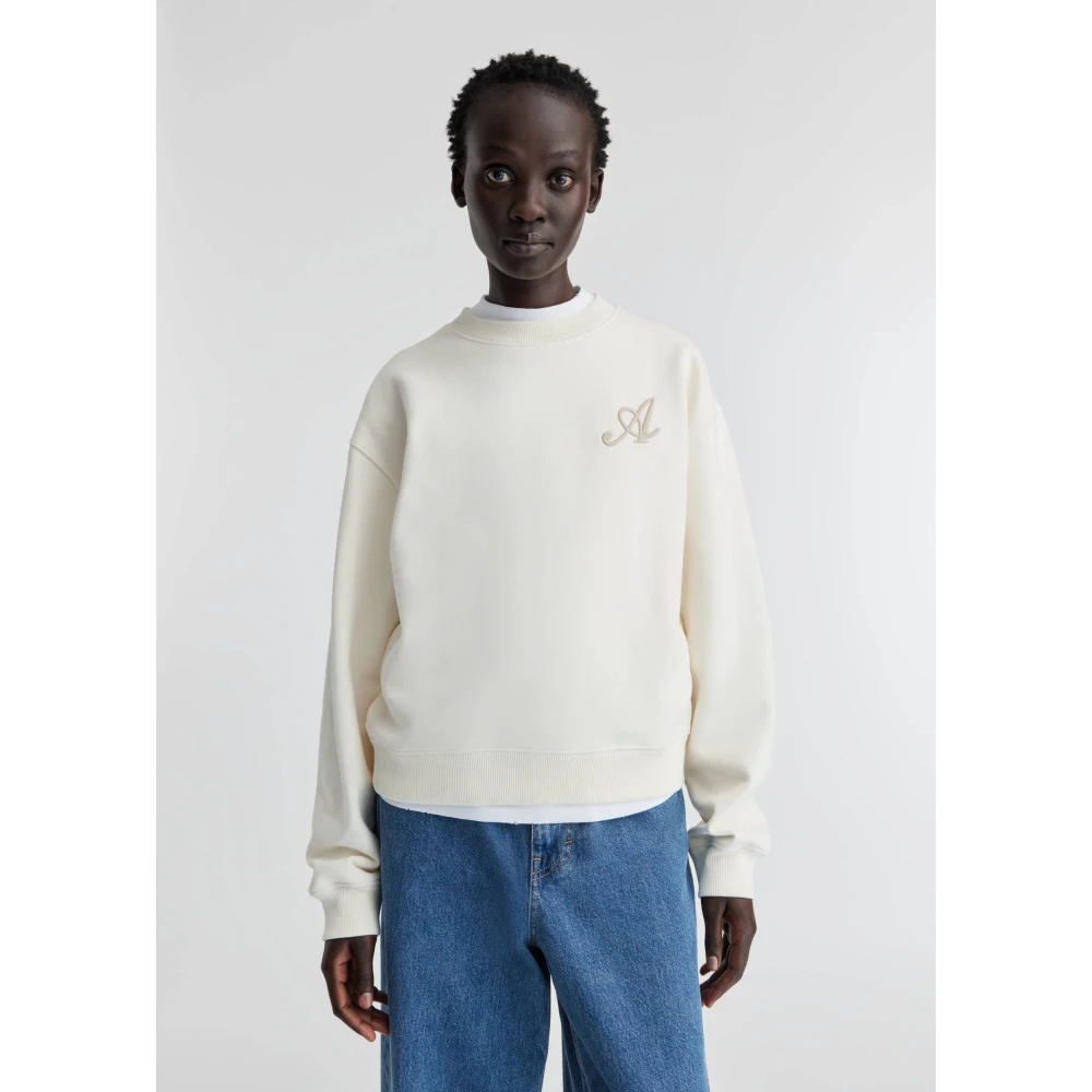 Axel Arigato Strand Sweatshirt White Dames