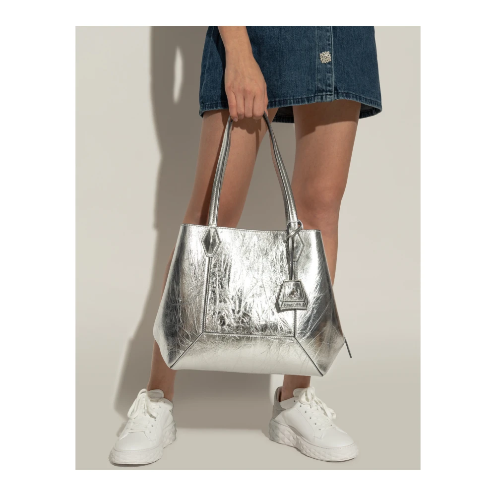 Jimmy Choo Tas Diamond M Gray Dames