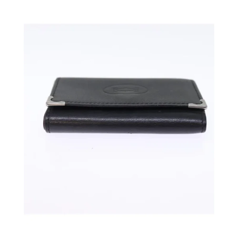 Cartier Vintage Pre-owned Leather key-holders Black Dames
