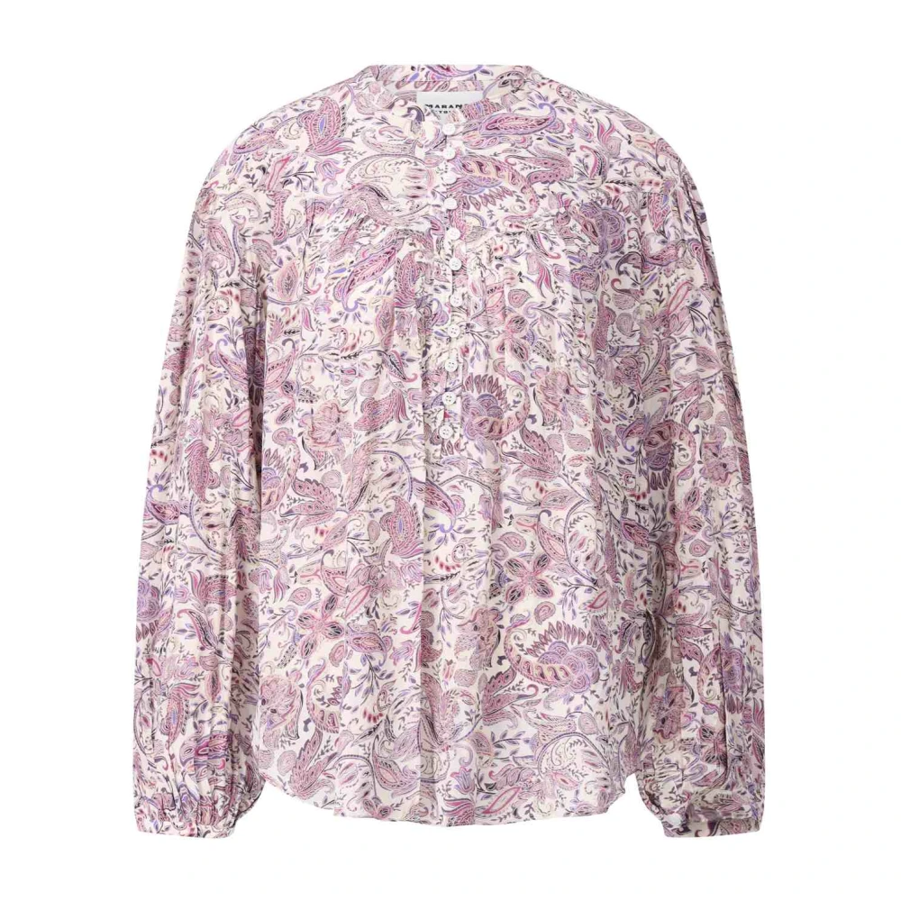 Isabel Marant Blus med Paisley-mönster Multicolor, Dam