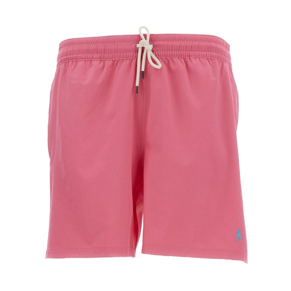 Polo Ralph Lauren Men's Pink Beachwear, M, Traveler Swim Trunk