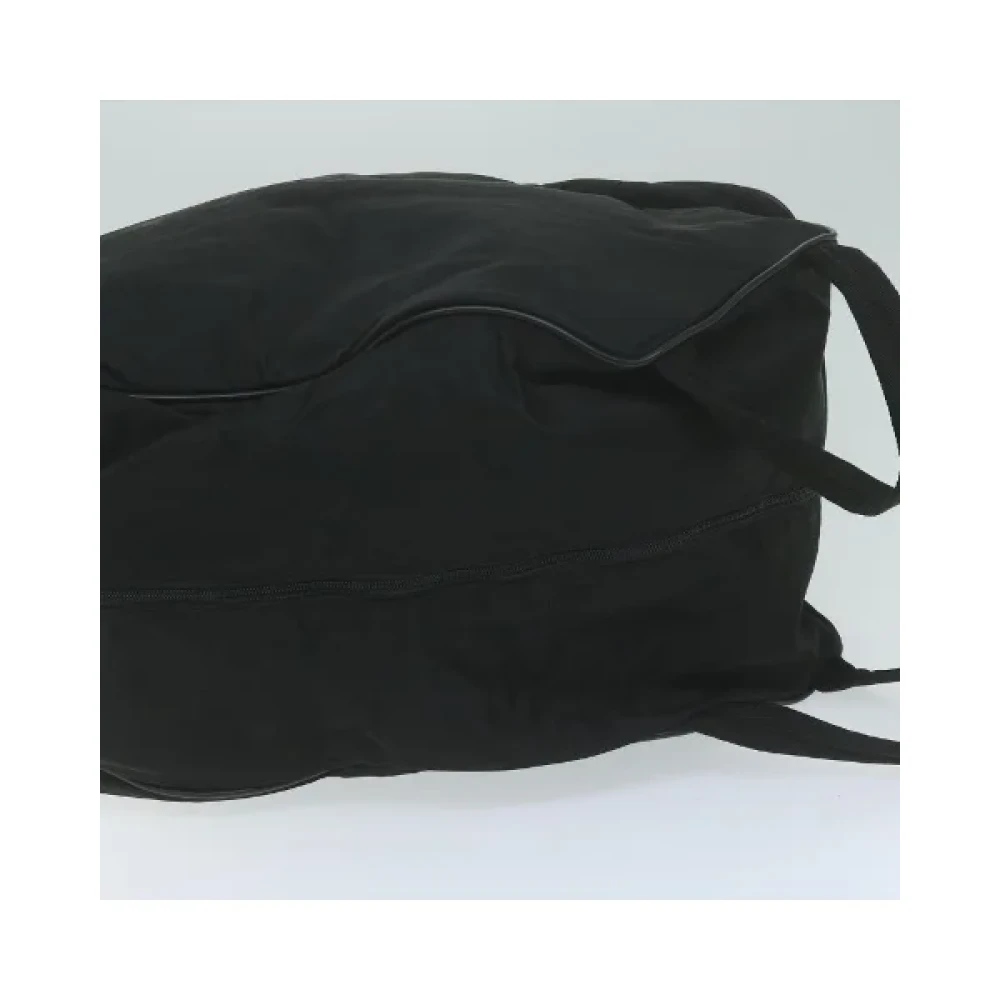 Prada Vintage Pre-owned Nylon handbags Black Dames