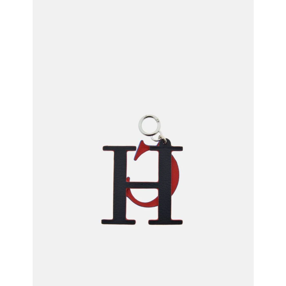 Carolina Herrera Initialen Charm Rood & Marineblauw Blue Dames