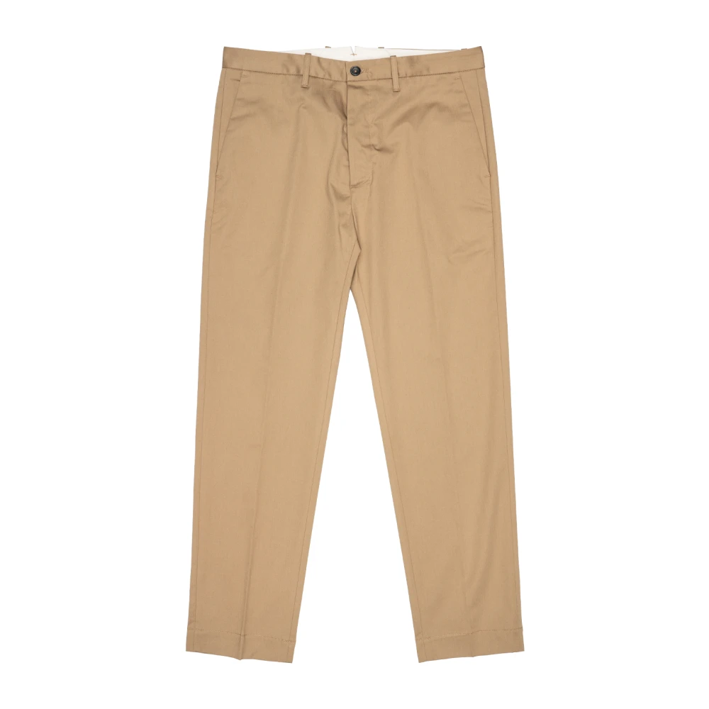 Nine In The Morning Relaxed fit katoenen chino broek Beige Heren