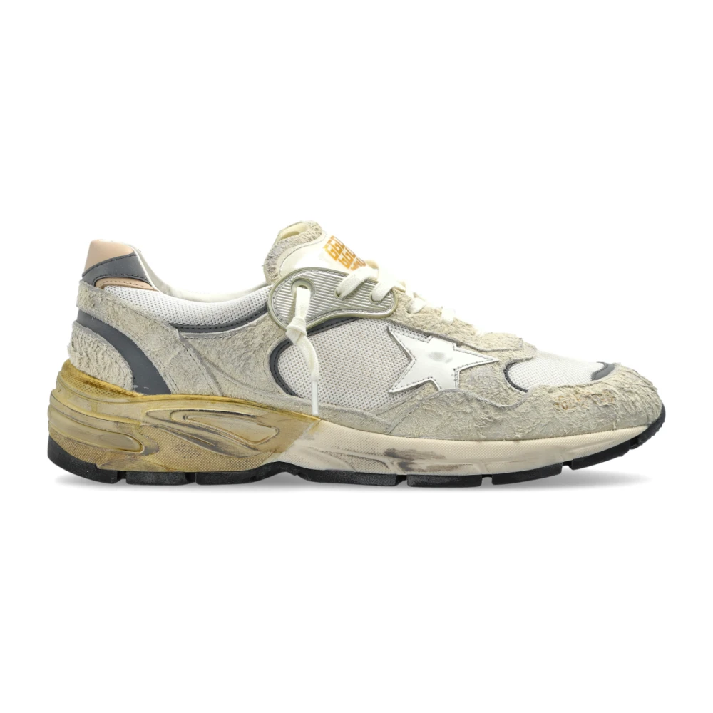 Golden Goose Men's White Sneakers, 8 Uk, Dad-Star Trainers