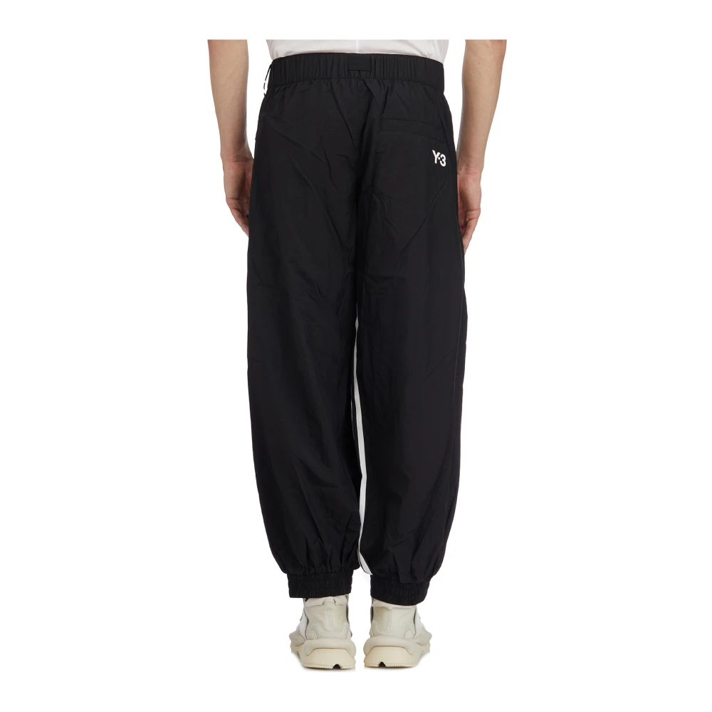 Y-3 Nylon Jogger Broek Black Heren