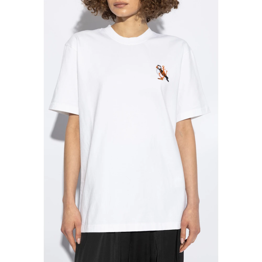 JW Anderson T-shirt met logo White Dames