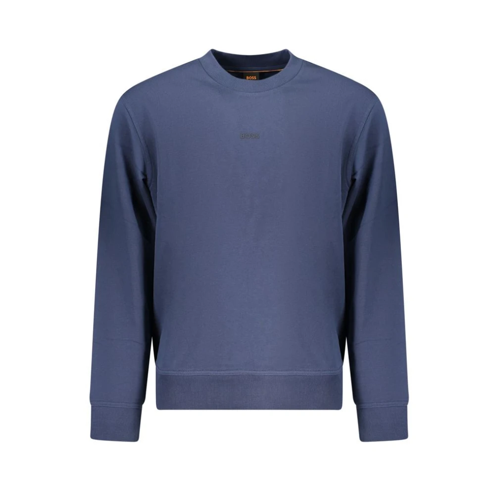 Hugo Men's Blue Sweatshirts, L, Cotton Jumper