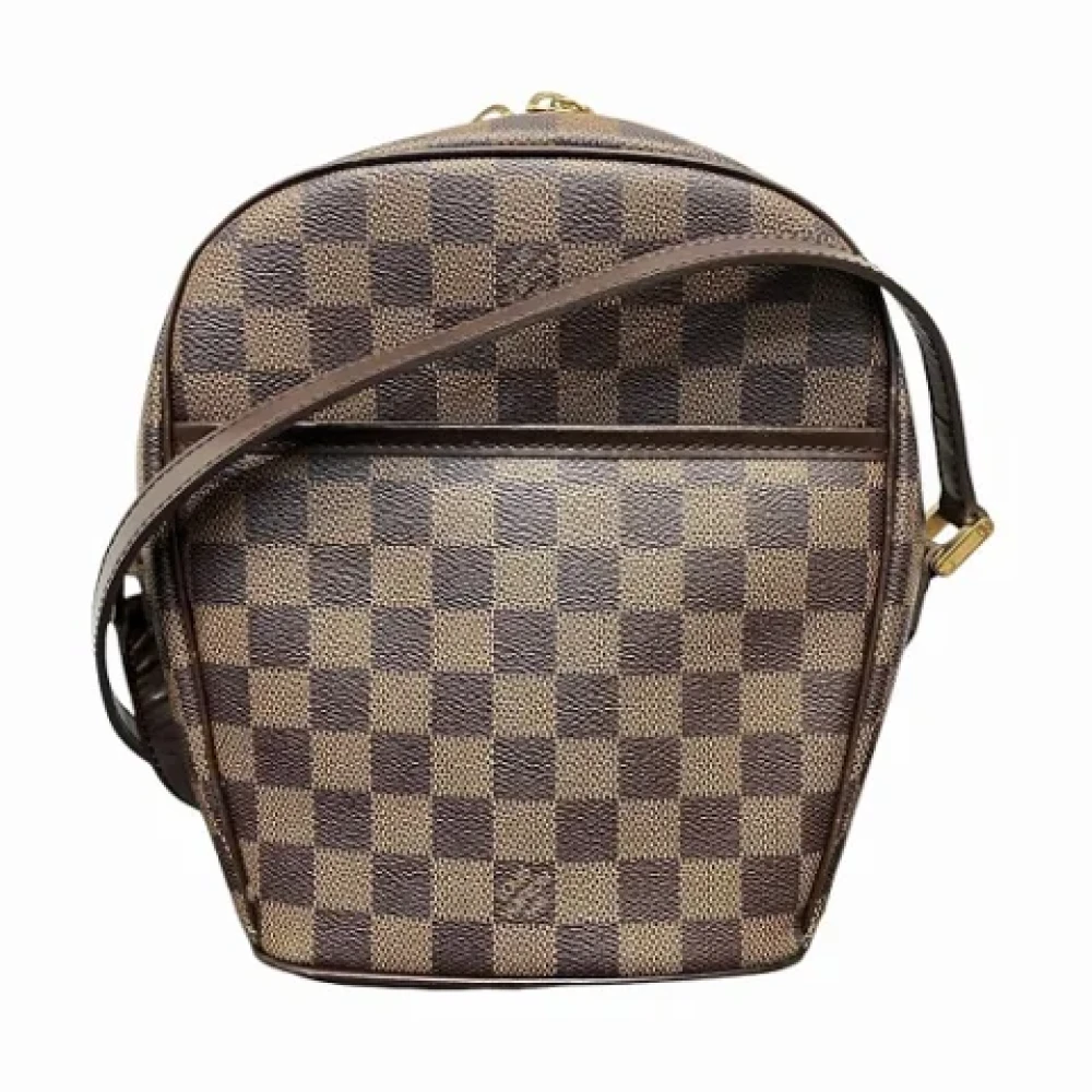 Louis Vuitton Vintage Pre-owned Fabric shoulder-bags Brown Dames