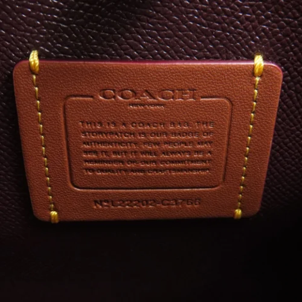 Coach Pre-owned Fabric handbags Pink Dames
