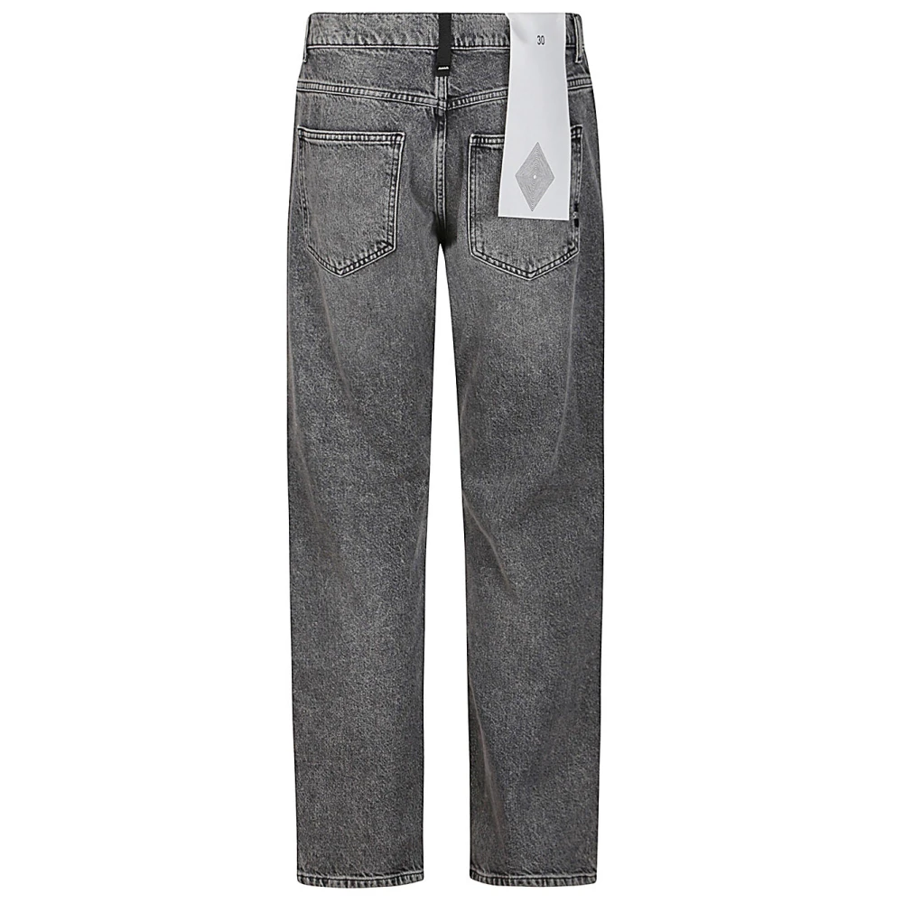 Amish Grijze Regular Jeans Gray Heren