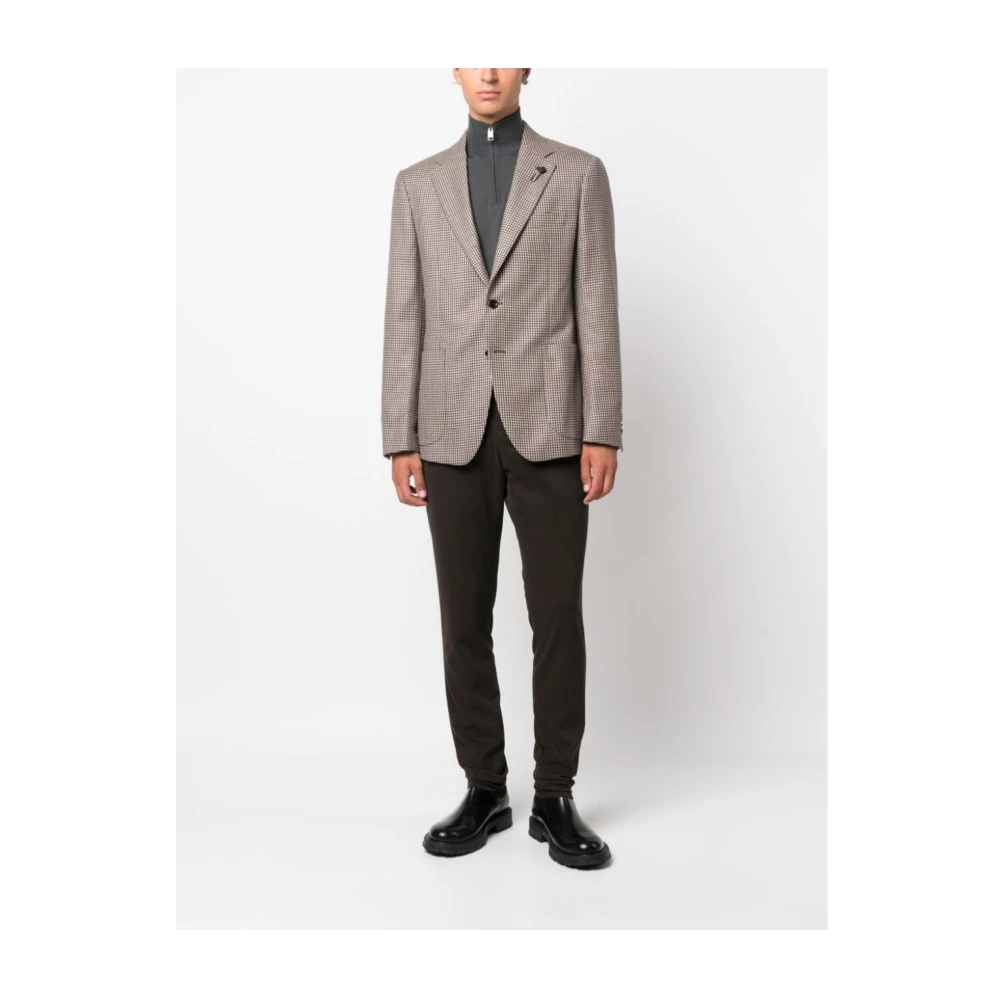 Dondup Chinos Gaubert 718 Stijlvolle Broek Brown Heren