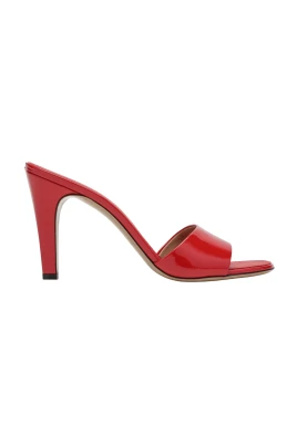 High Slide Heeled Mule