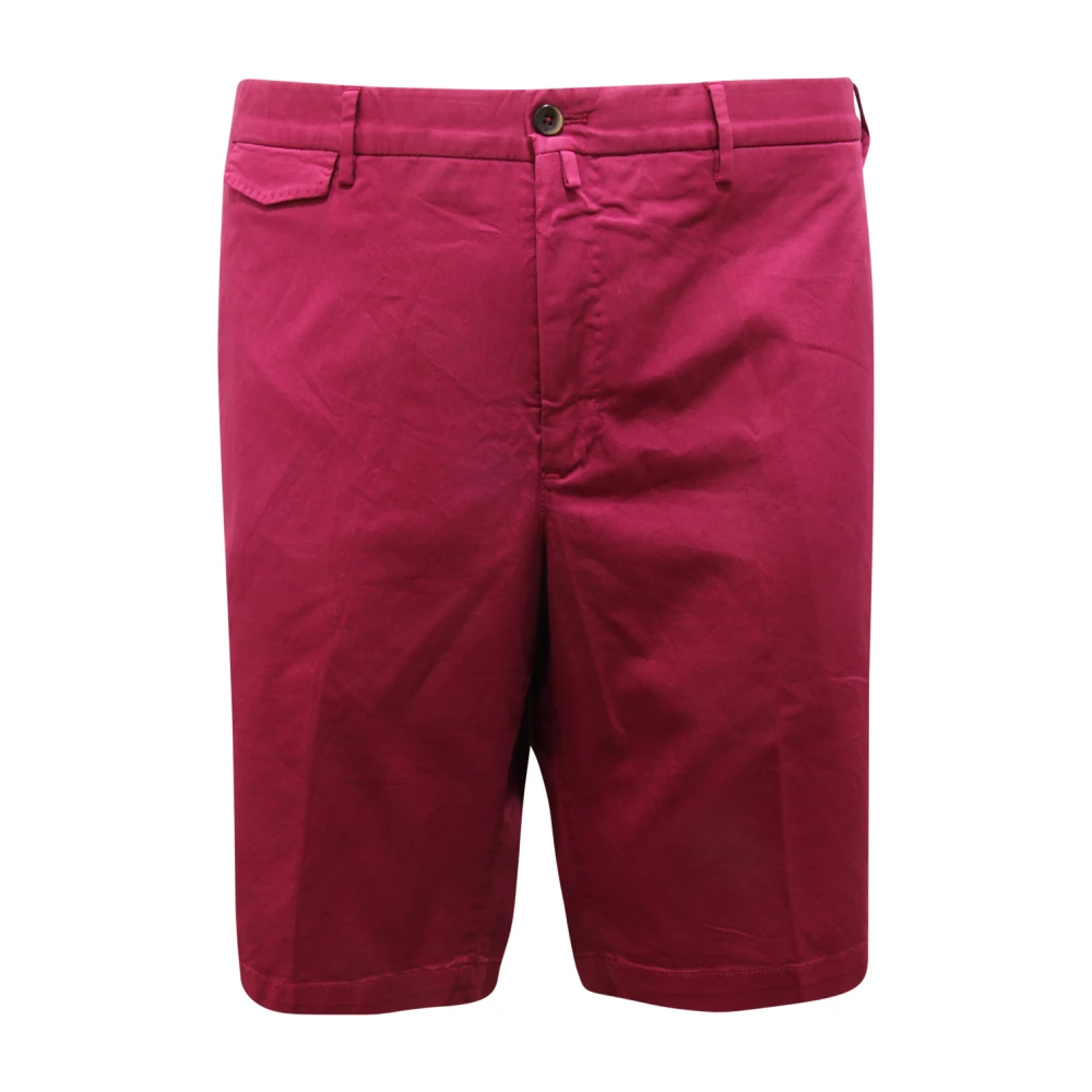 Pt01 Men's Pink Bermuda Pt Torino Stretch Cotton Shorts - Casual Shorts - 2XL - Shorts