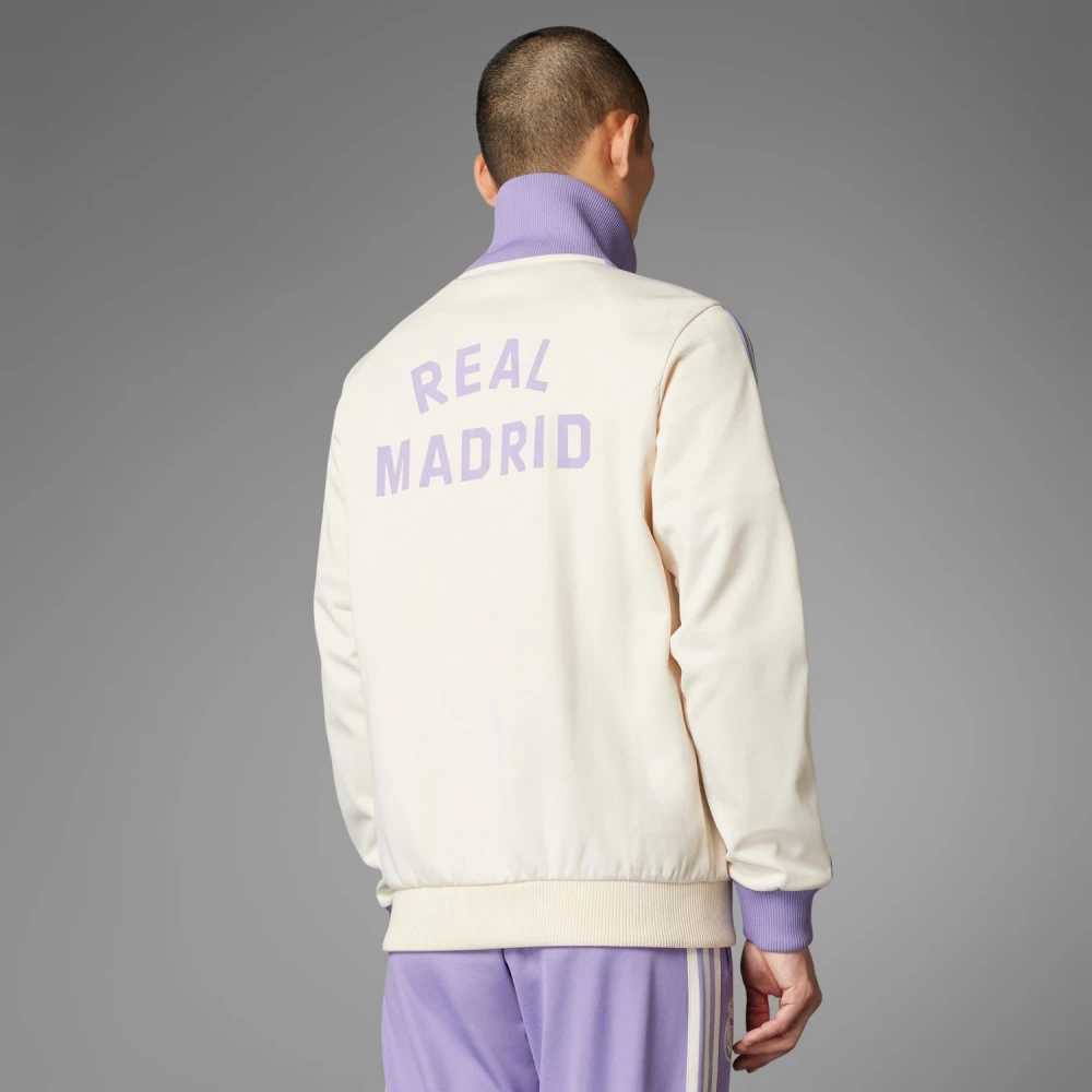 Adidas Real Madrid Beckenbauer Track Top White Heren