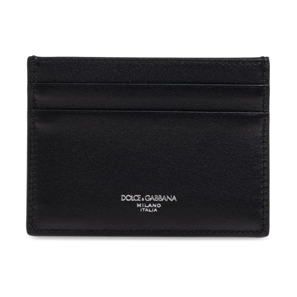 Dolce & Gabbana Uomo Nero - Portacarte In Pelle - Accessories - One Size