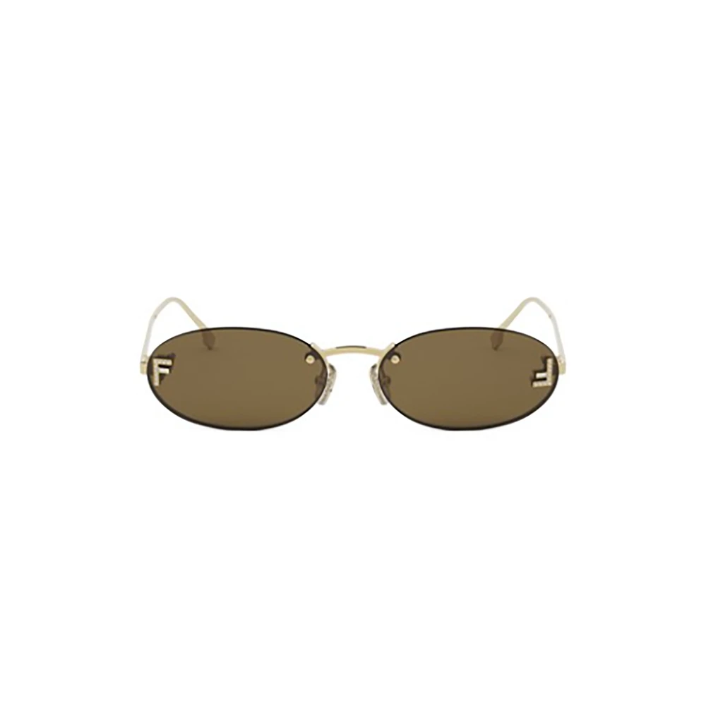 Fendi Women's Yellow Sunglasses, 54 Mm, First Crystal Sunglasses