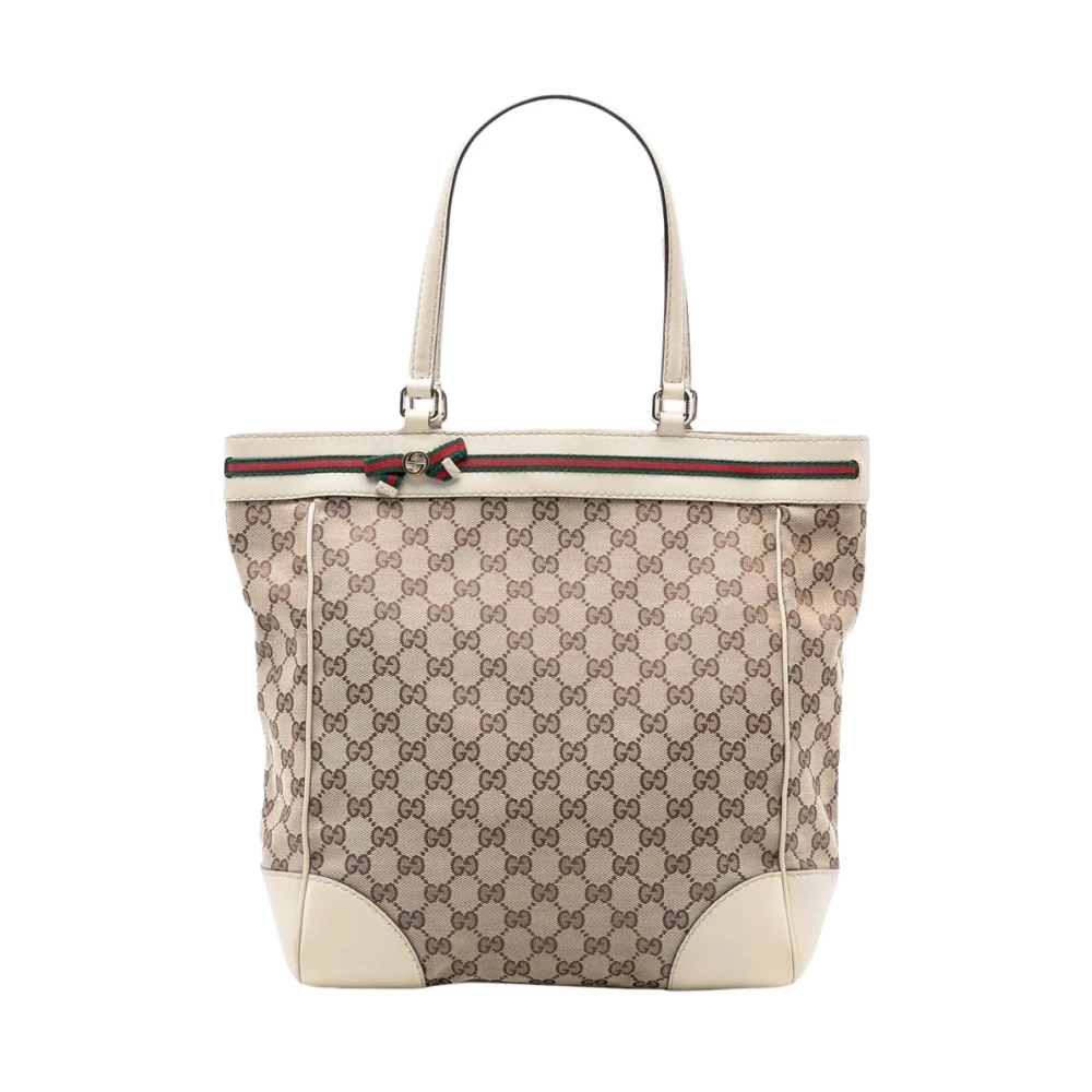 Gucci Vintage Women's Brown Pre-Owned Tote Bag